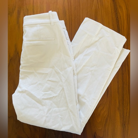 J. Crew Wide Leg Corduroy Pant in Cream NWT - Picture 3 of 10